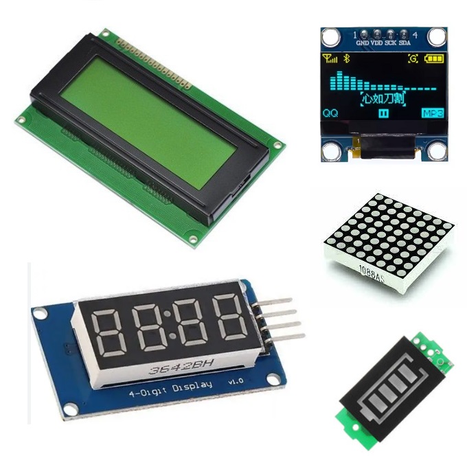 LCD дисплеї та індикатори